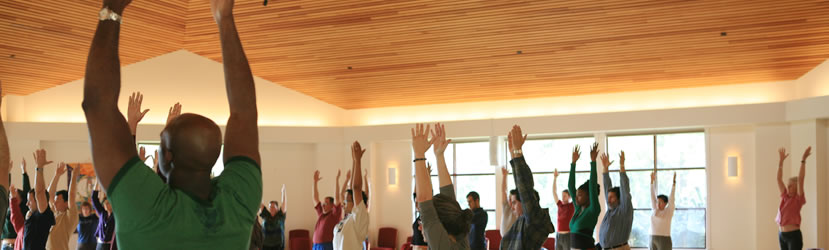 Yoga at a Retreat for Lawyers